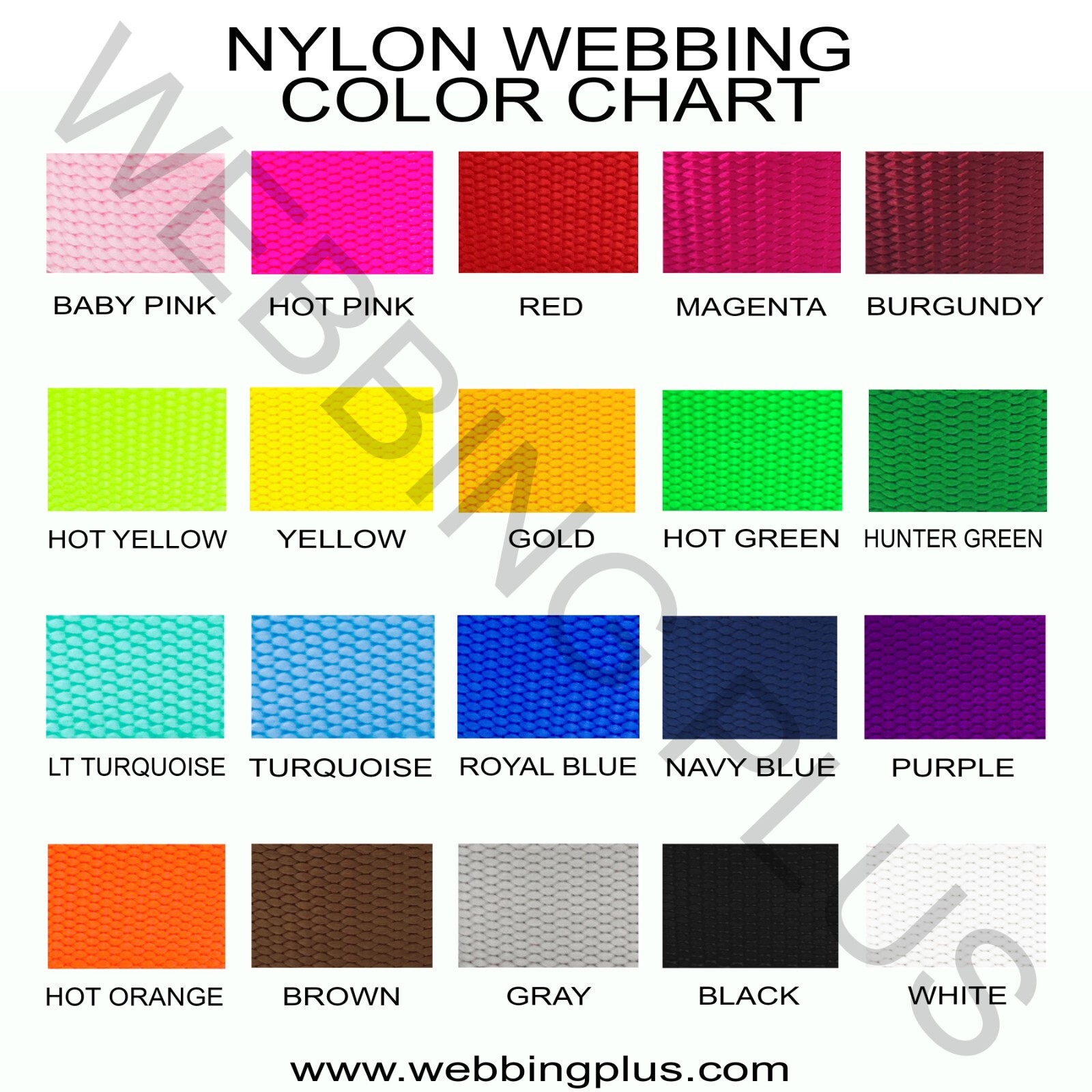 1.5 Inch Nylon Webbing 1 1/2" width strap  1 Yard
