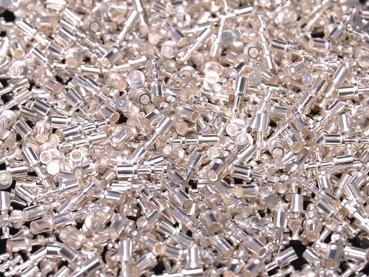 New lot of 25 Keystone Silver Solder Turret Terminal 2.25mm x 8.4mm # 446-06598-