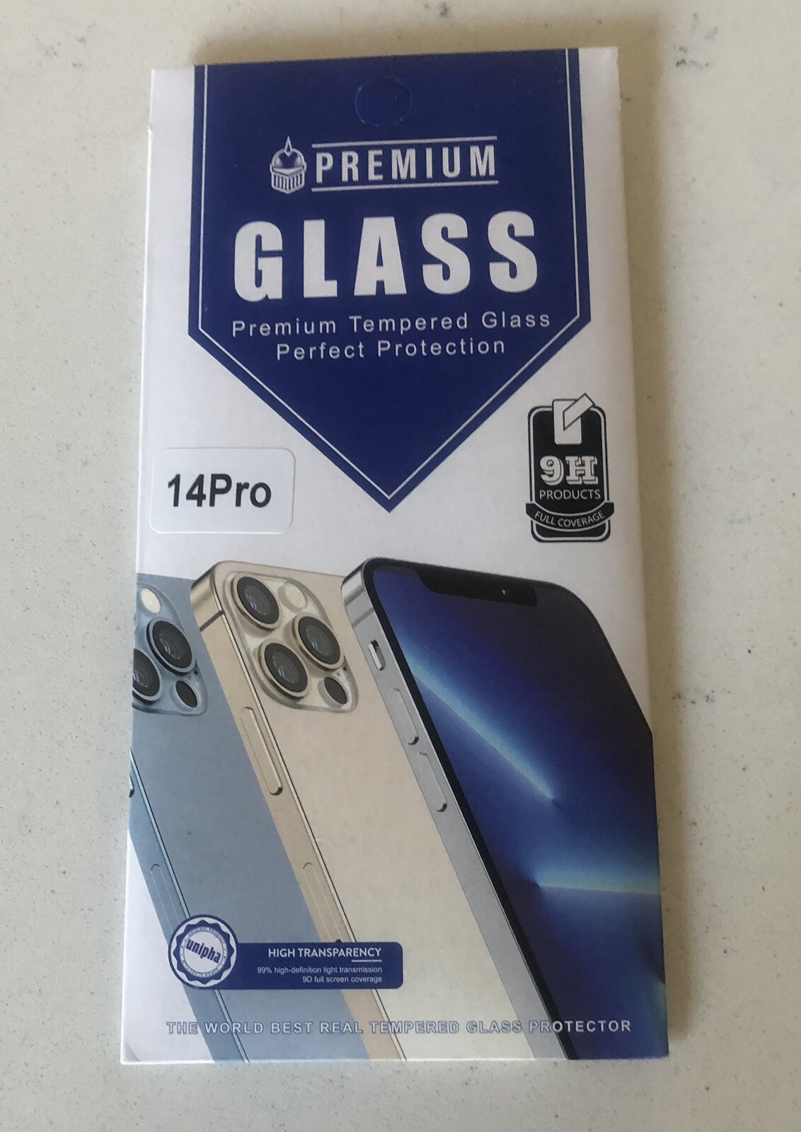 Screen Protector 14 Pro Premium Tempered Glass 9H Anti-Glare HD Clear