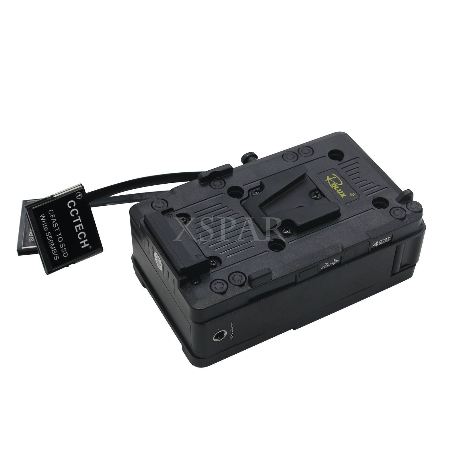 CCTECH CFSSD CFast 2.0 to SSD Blackmagic URSA Mini Broadcast + V-Mount Plate sz