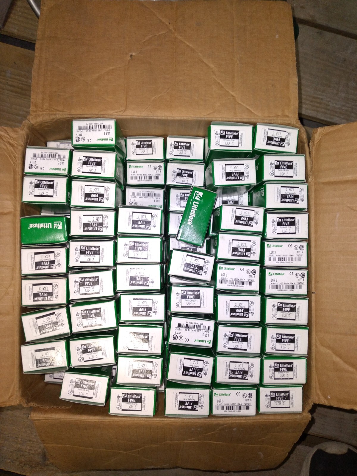 Fuse 5/pk littlefuse LGR3