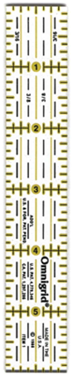 Omnigrid Quilter's Ruler-1"X6" - 3 Pack