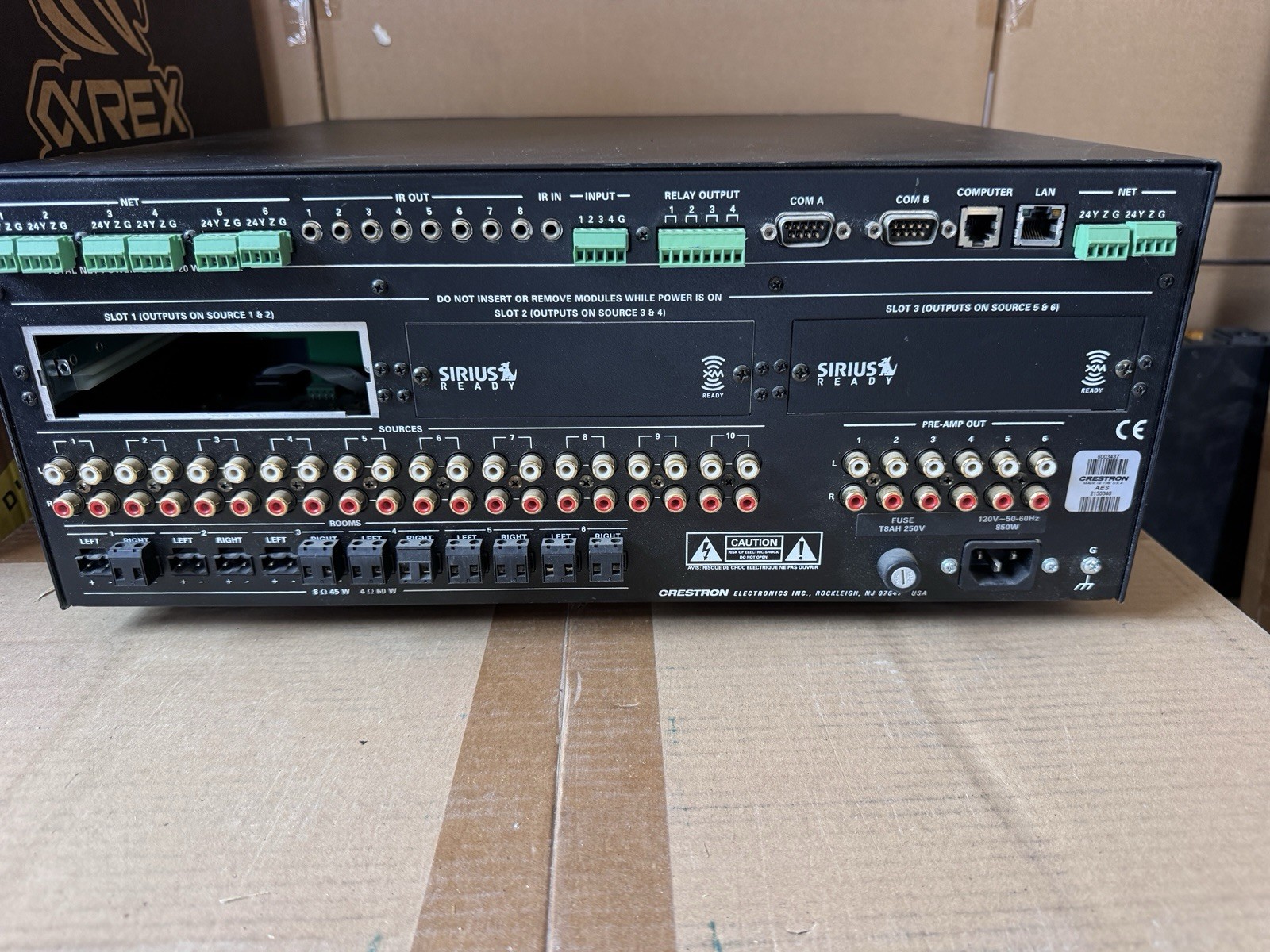 Crestron Adagio AES Entertainment System Multi-Room Audio Controller