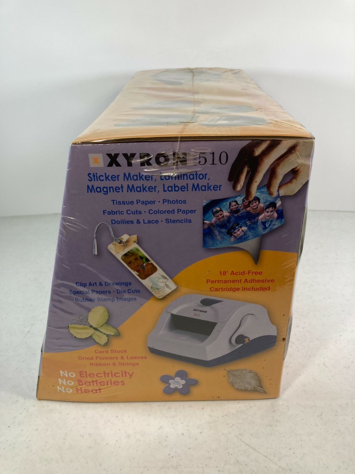 Xyron 510 Paper Crafing Value Pack Sticker Magnet Label Maker Laminator
