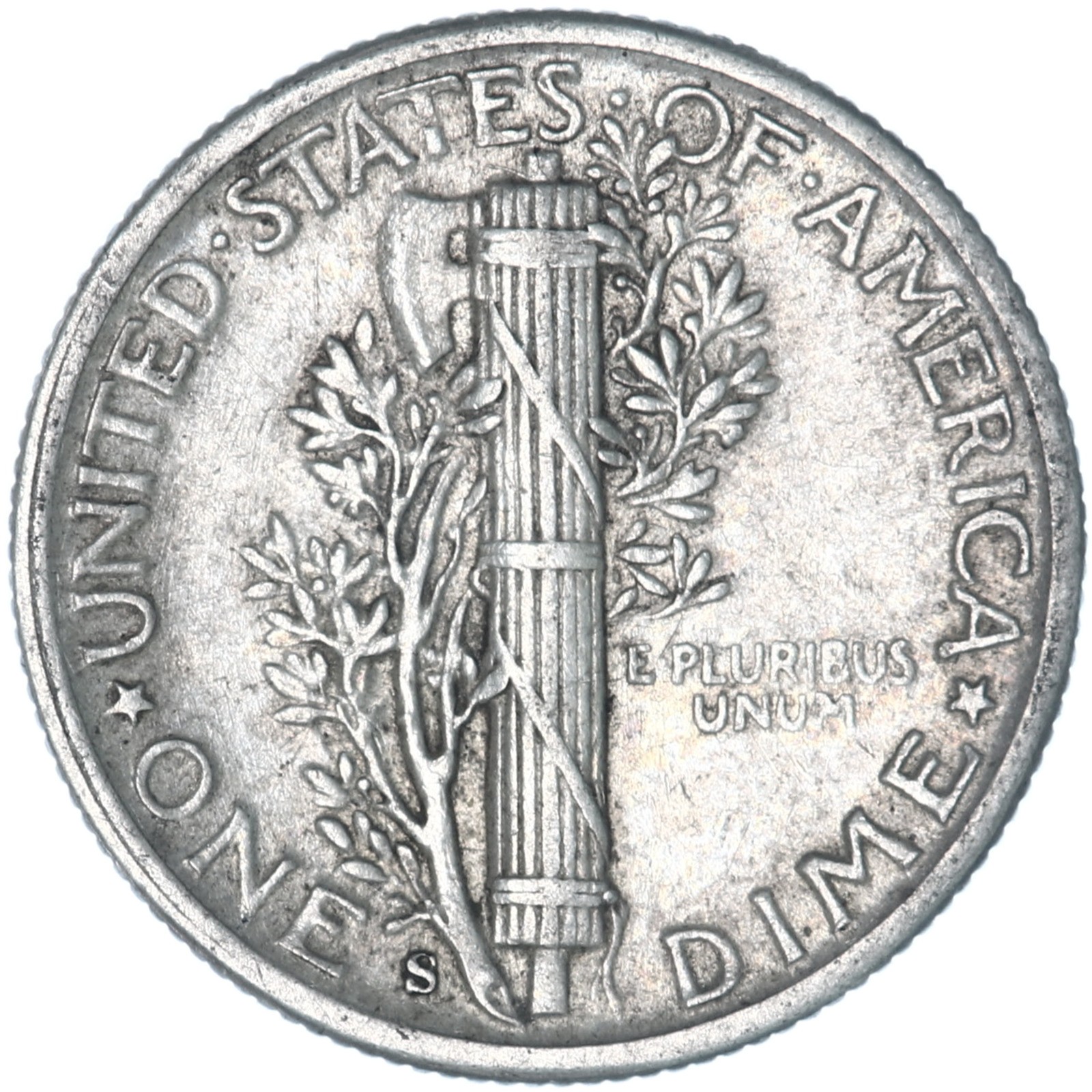 1943 S Mercury Dime 90% Silver Extra Fine XF