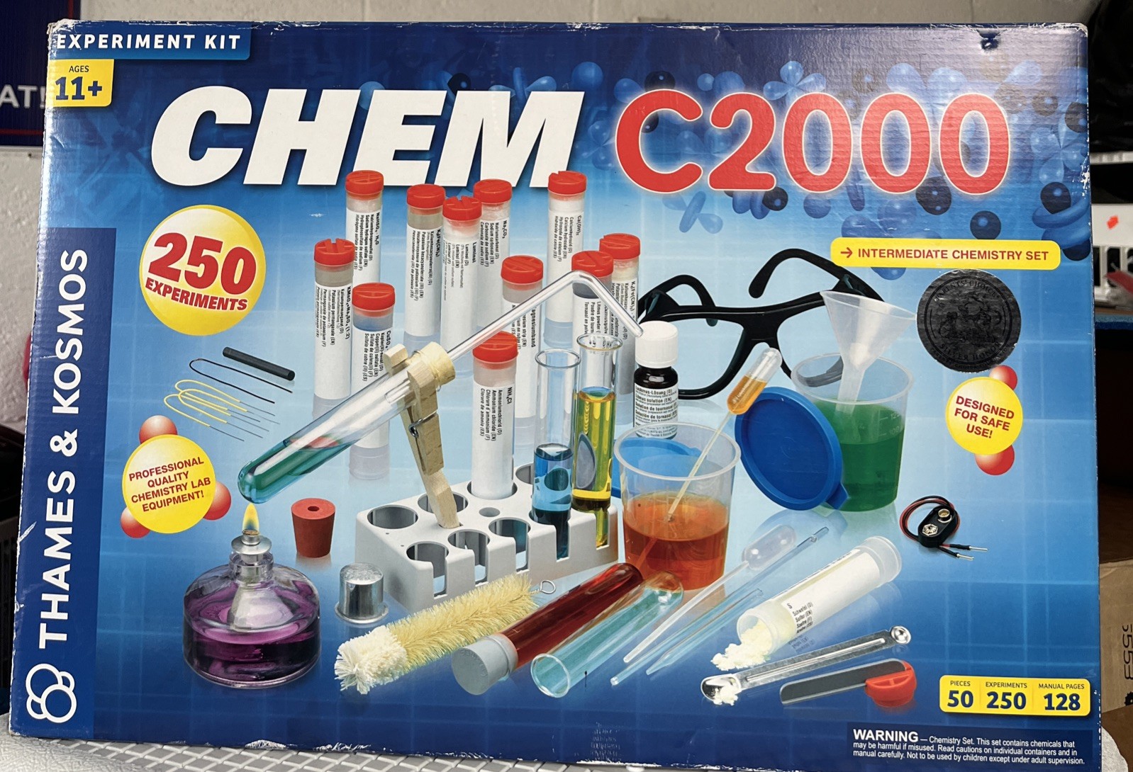 Chem C2000 Intermediate Chemistry Set Experiment Kit Thames & Kosmos Sealed NIB