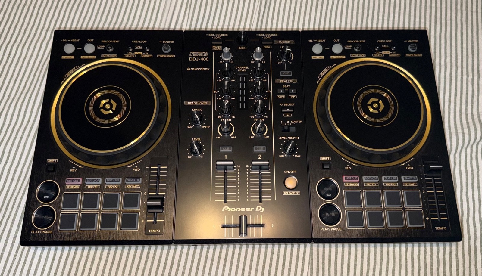 Pioneer DDJ-400-N Limited Gold Edition DJ Controller – Rare – Tested