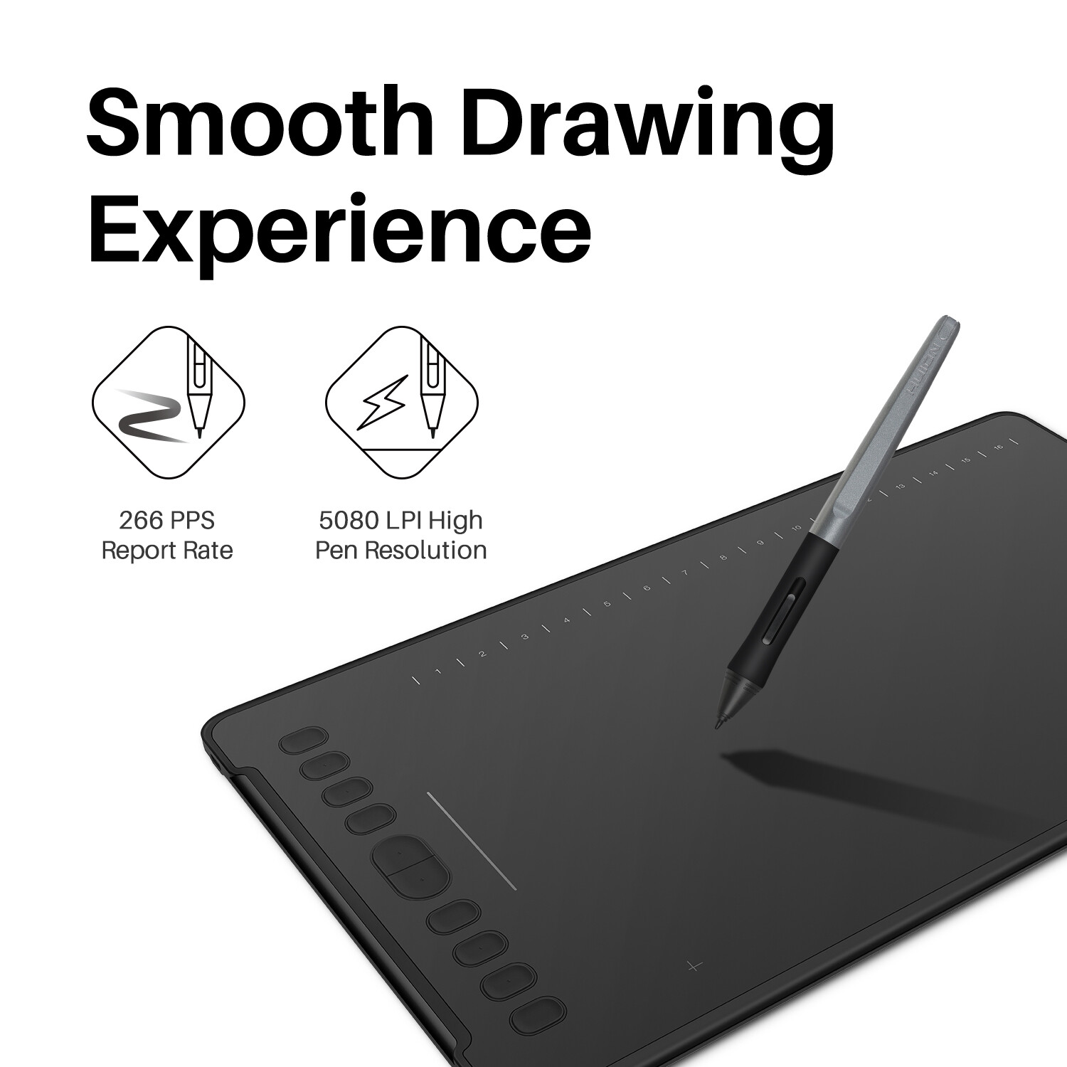HUION Inspiroy H1161 Graphics Drawing Tablet Android Certified Refurbished