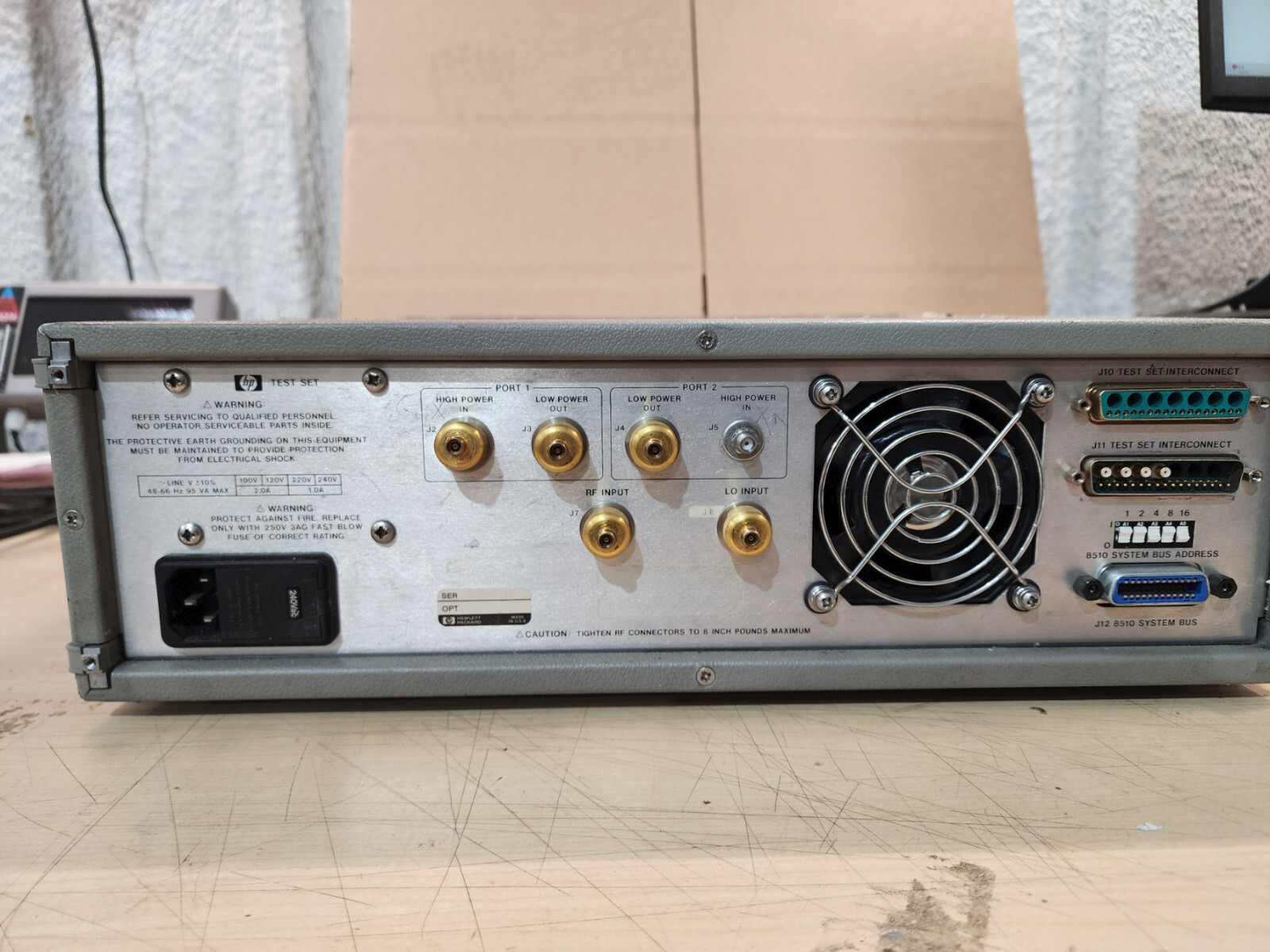 HP/Agilent 85110A S-Parameter Test Set 2-20GHz
