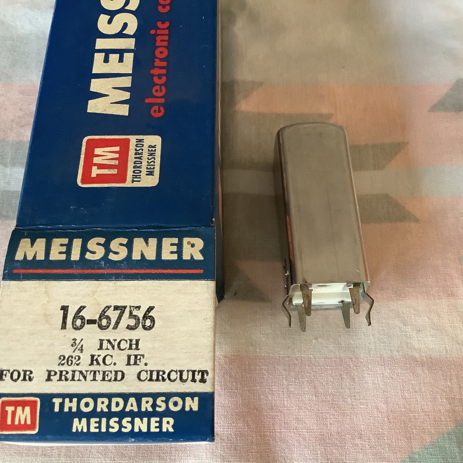 thordarson meissner 16-6756 printed circuit 262kc if transf.