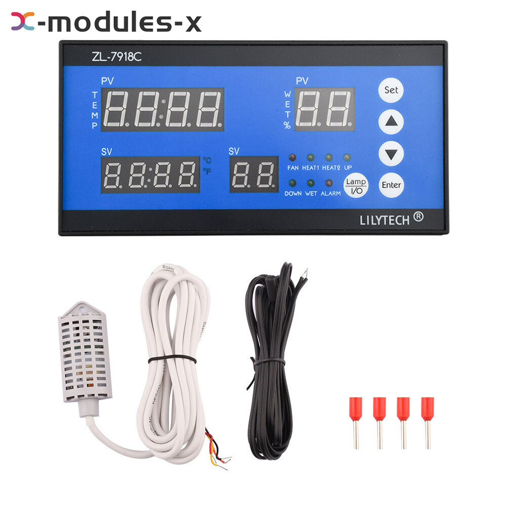 ZL-7918C Digital Temperature Humidity Controller Incubator Controller AC100~240V