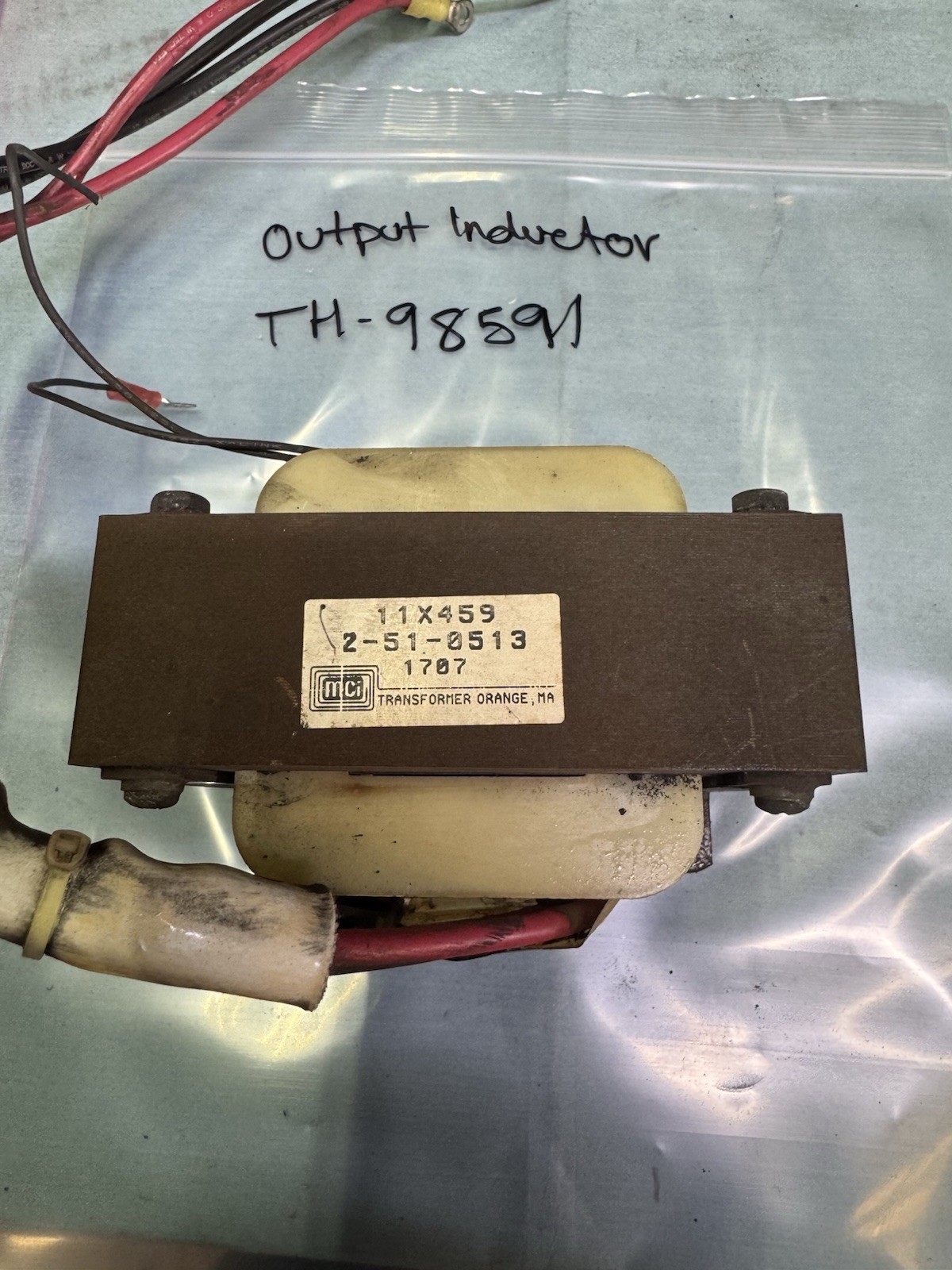9-8591 Output Inductor Thermal Dynamics plasma Parts  used tested
