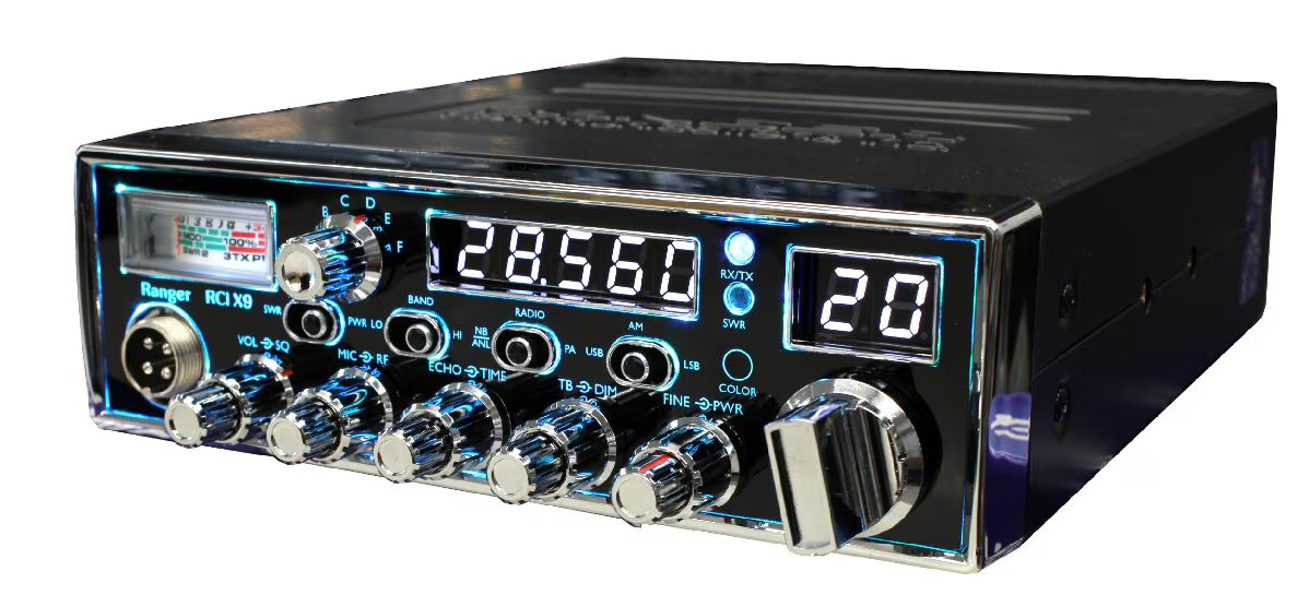 Ranger RCI‑X9 10 Meter Radio Compact Size 120W AM LSB USB EchoTalkback