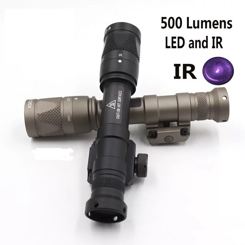 Hot M600V IR Infrared & LED Weapon light For Rifle Flashlight with Remote Switch