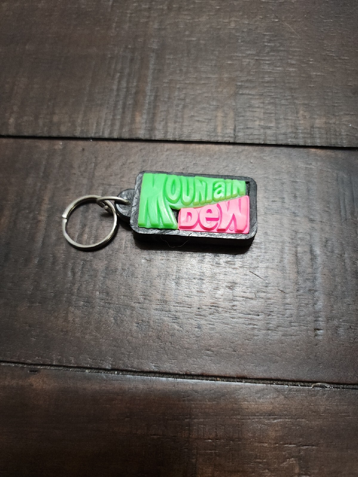 Vintage Mountain Dew Get Vertical Keychain
