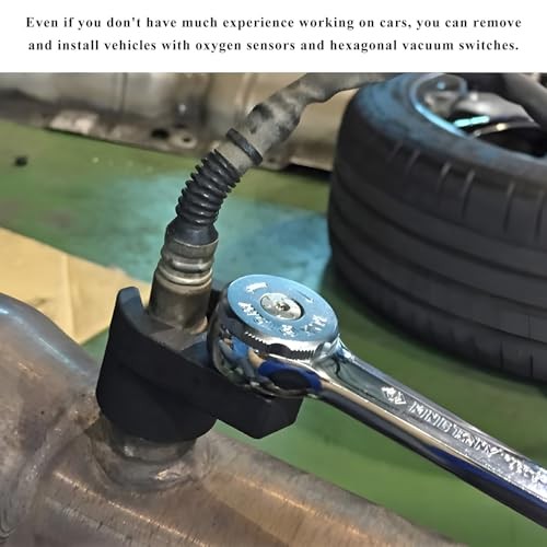 Offset Oxygen Sensor Socket - 3/8 Inch Drive by 7/8 Inch 22mm Oxygen Sensor