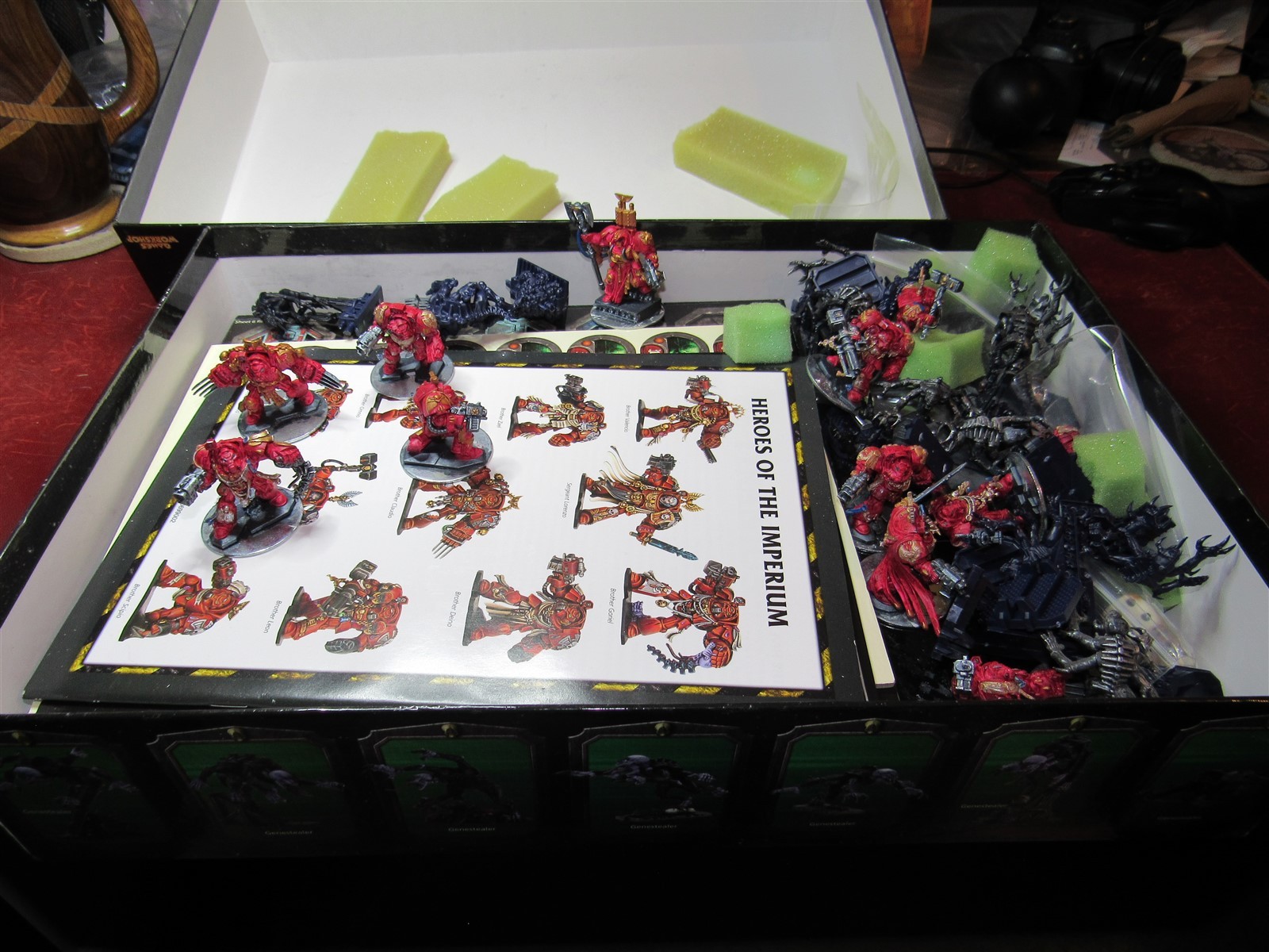 Space Hulk 3rd Edition (2009): Painted Terminators - no Sand Timer