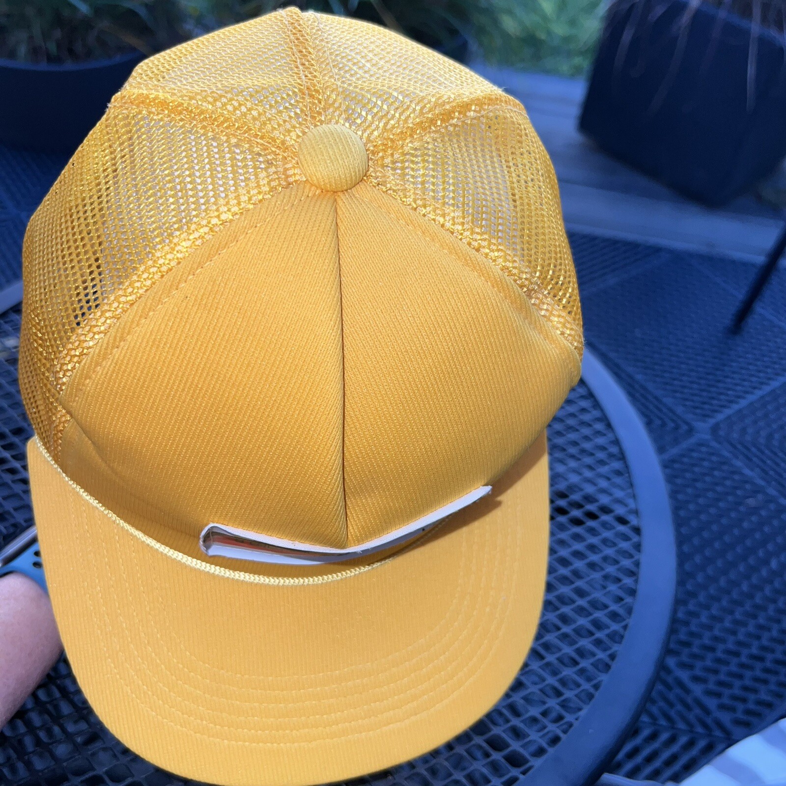 The Great Wall Yellow Foam Truckers Hat Cap Snapback EUC