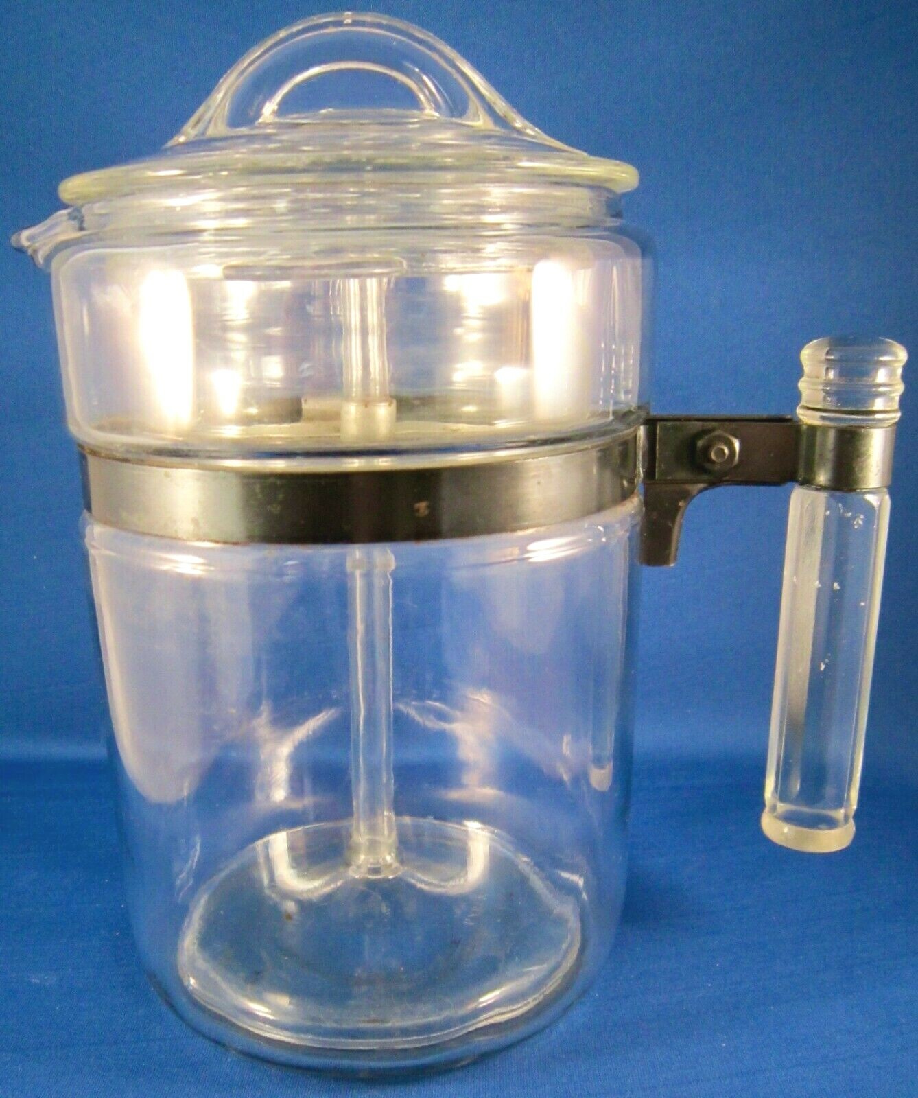 Pyrex Flameware Glass Coffee Percolator (6 Cups) #8106-C - U.S.A.