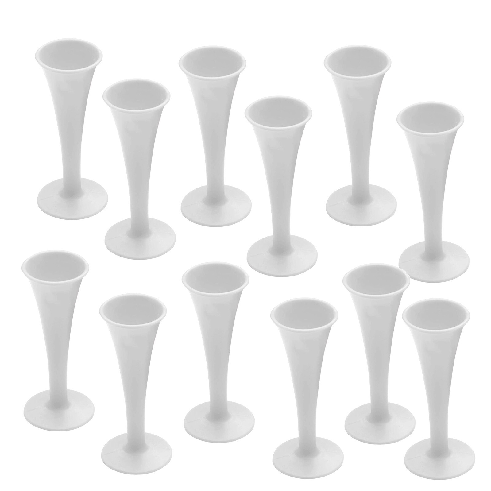 Lot Of 12 Pcs Pinard Fetal Stethoscope White Color Plastic Surgical Medical Inst