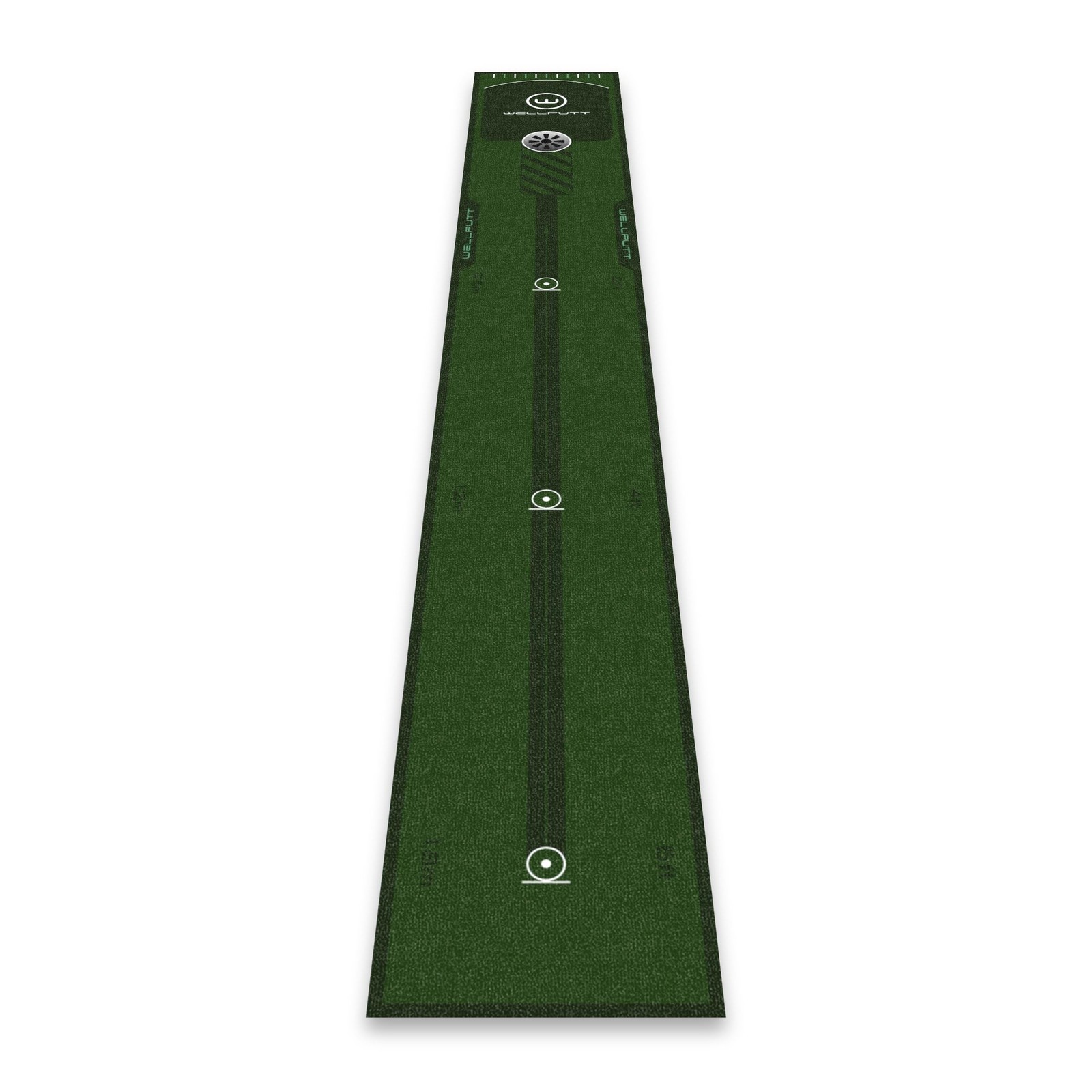 WELLPUTT - Golf Putting Training Mat - 8ft Essential