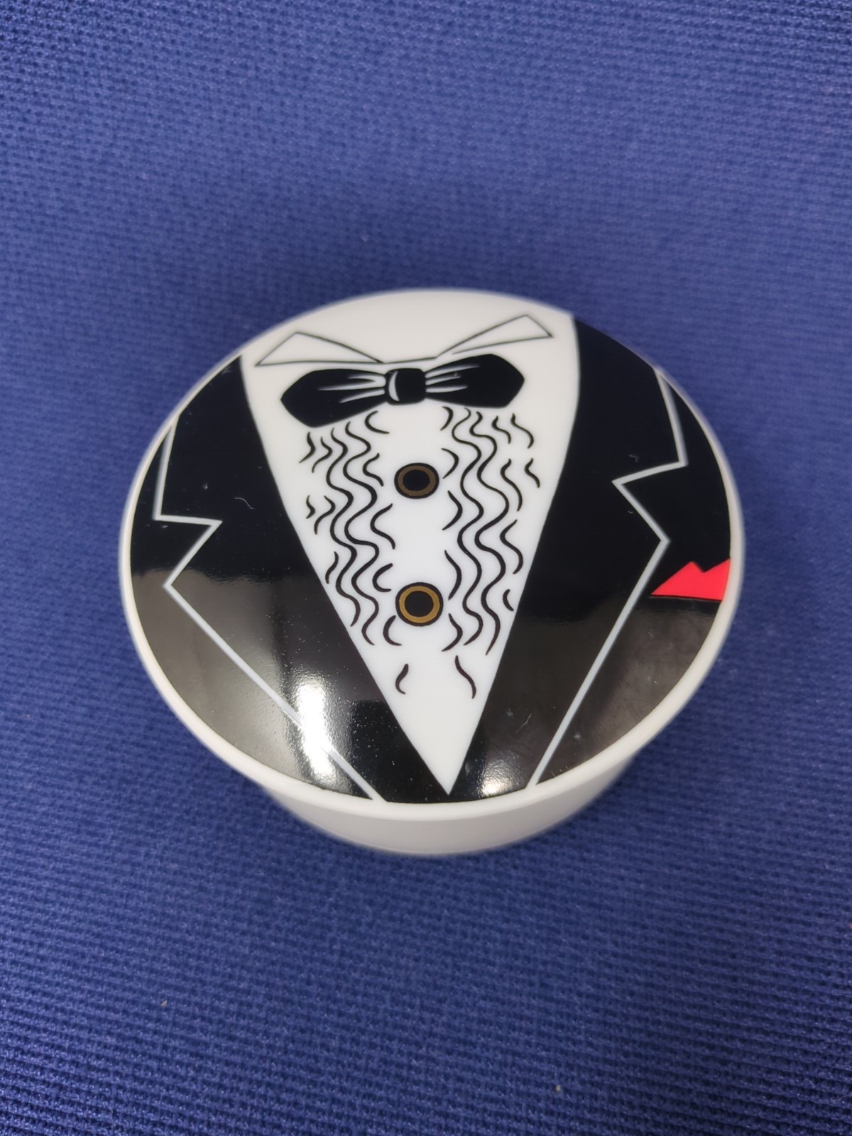 Tuxedo Trinket Box Multipurpose Jewelry Storage