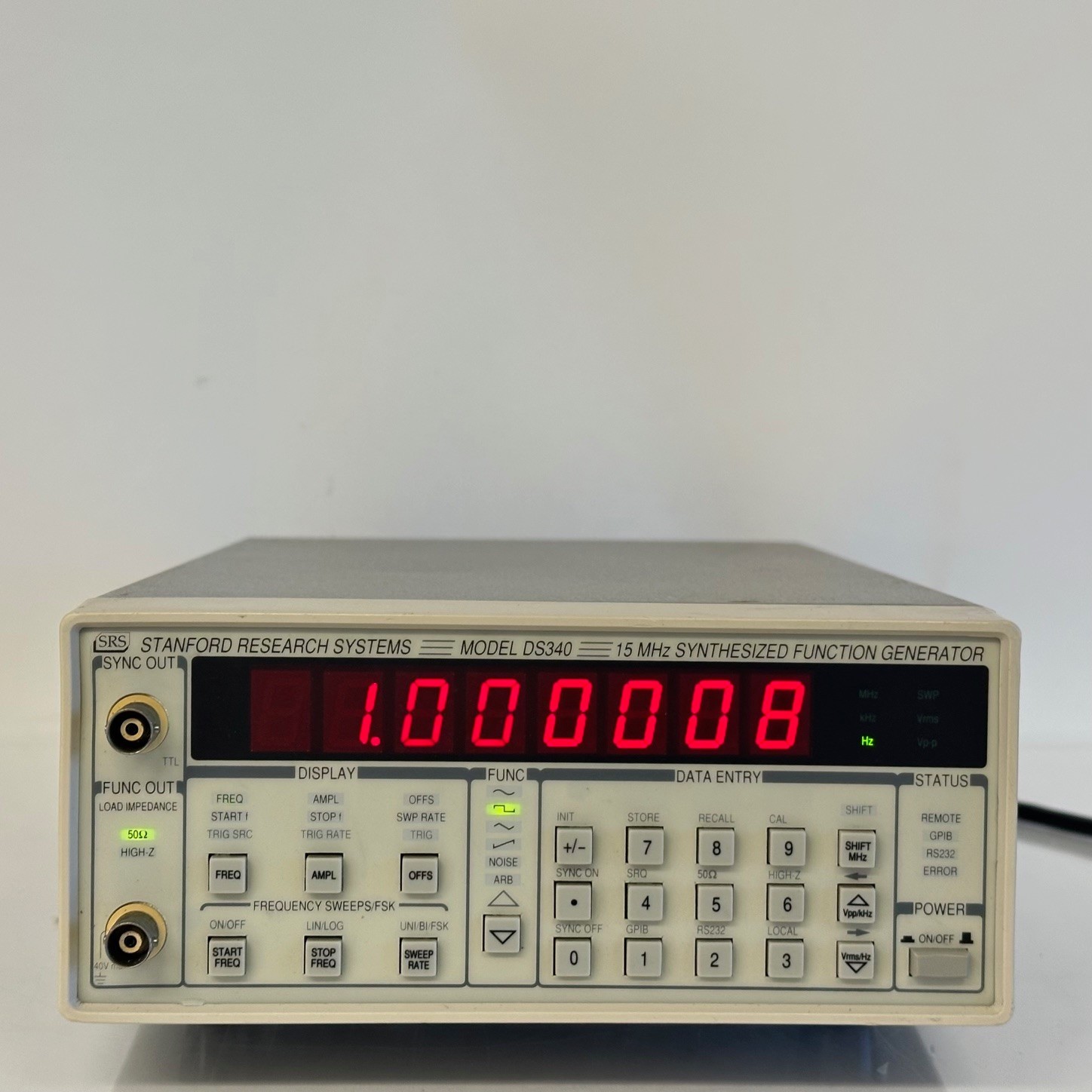Stanford Research Systems Model DS340 Synthesized Function Generator