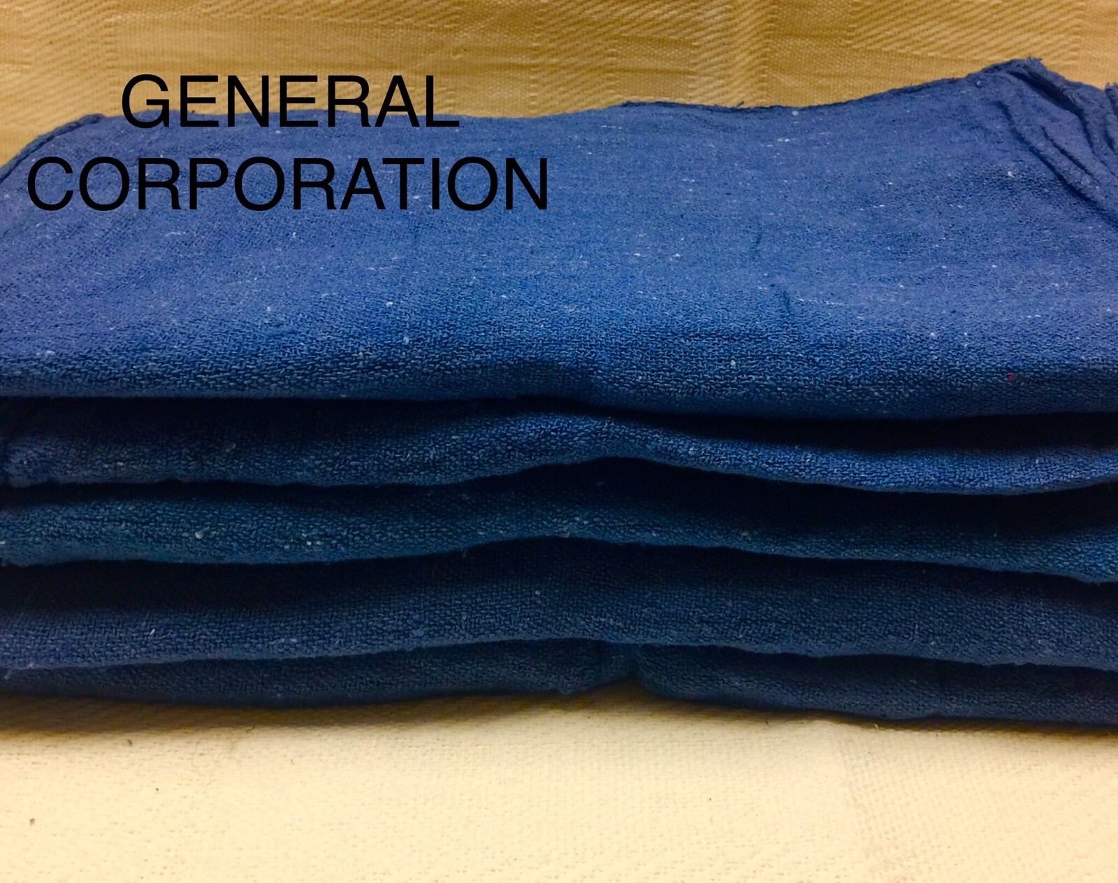 1000 new wiping BLUE shop rags towels mechanics priority rags large 14x13