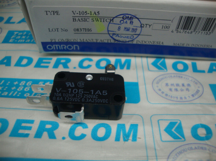 1PCS Omron V-105-1A5 V1051A5 Mircoswitch -New Free Shipping #OM