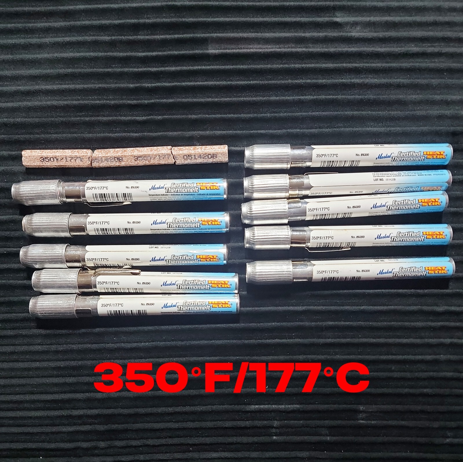 Lot of 10 Markal Thermomelt Heat Stik (350°F / 177°C) – SOME BROKEN