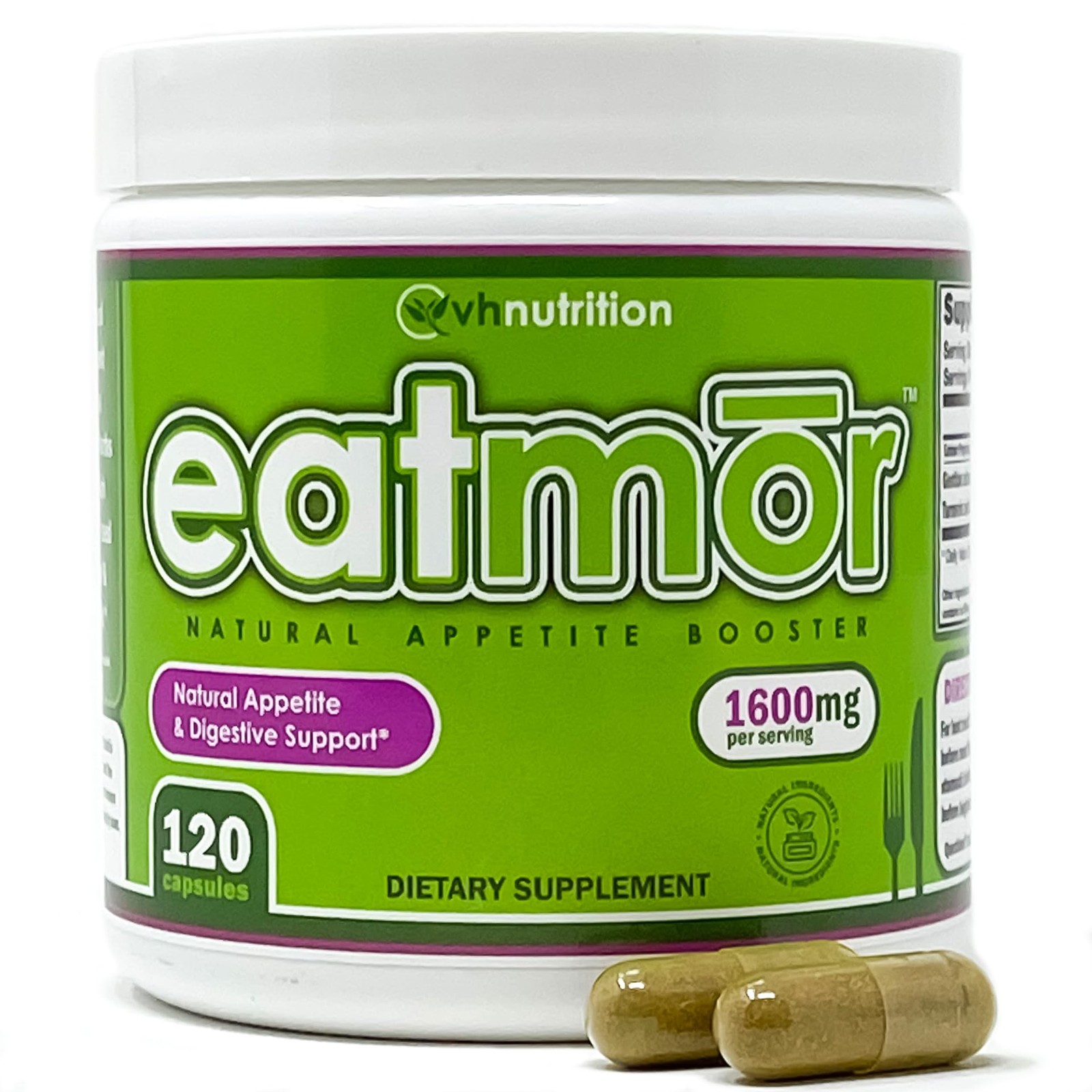 Appetite Booster Weight Gain Pills for Men and Women | 120 Easy Capsules