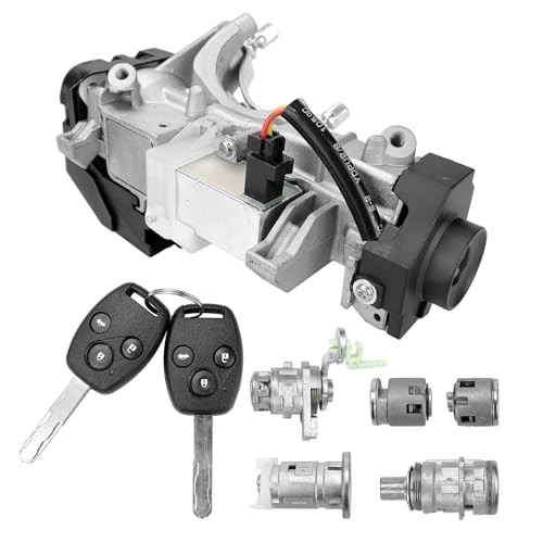 Upgrade Complete Set Ignition Switch - with Cylinder Door Lock Trans Key