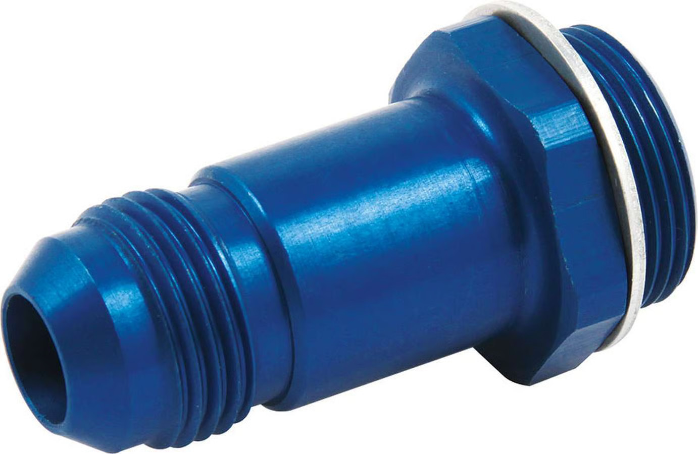 Allstar Performance ALL50904 Carb Fitting w/washer - Aluminum - 7/8-20 to -8AN