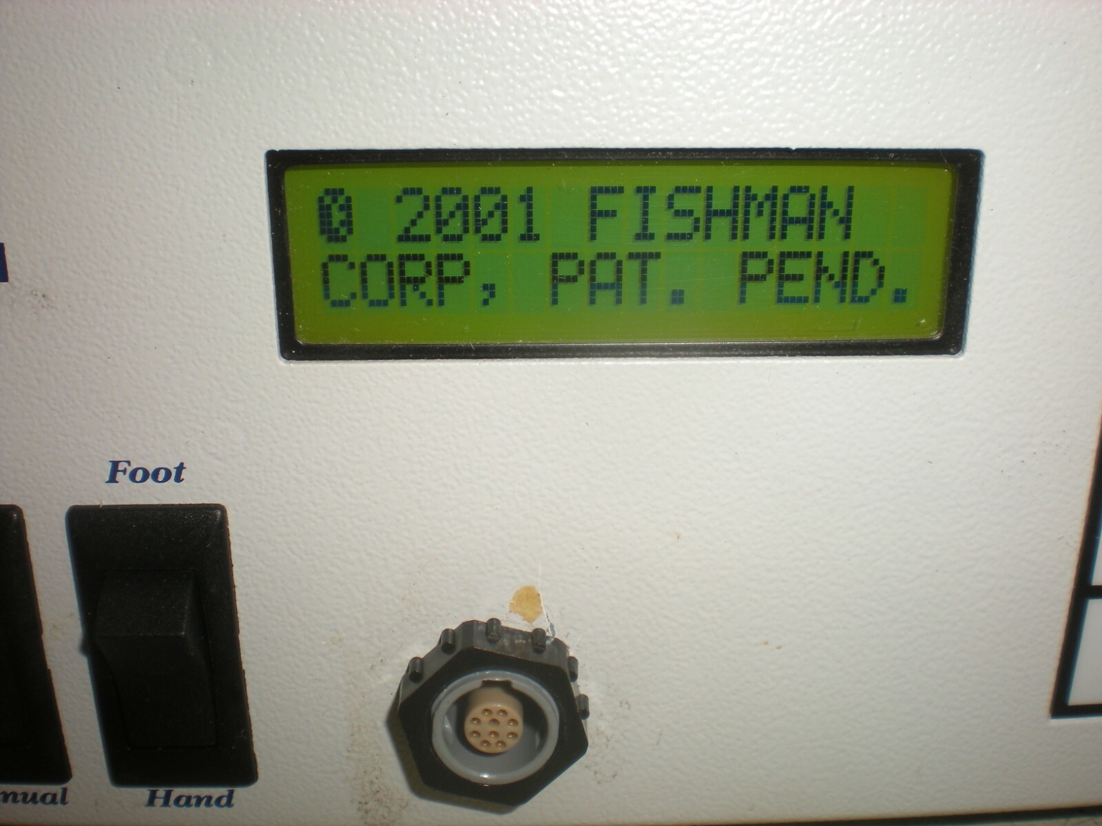 Fishman LDS9000 Model D060001-3 Linear Dispensing System - Powers up as Shown