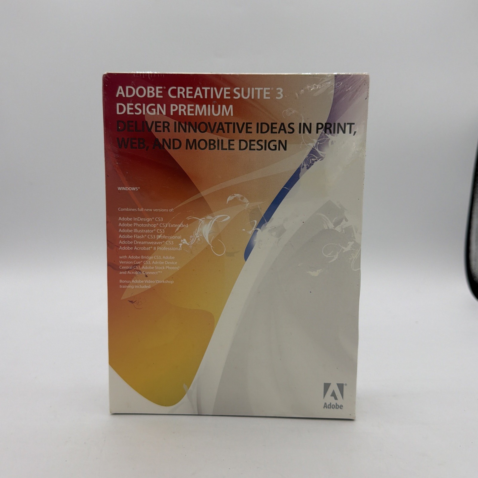 Adobe Creative Suite 3 Design Premium CS3 Windows DVD Factory Sealed
