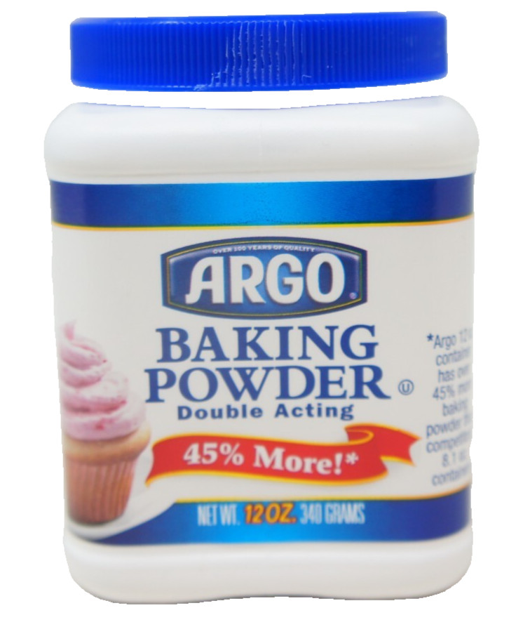 Argo Aluminum Free Double Acting Baking Powder 12 oz Jar – Fast Rise Baking