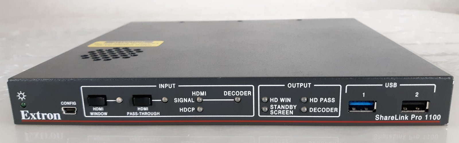 Extron Sharelink Pro 1100 60-1943-01 Wired & Wireless Presentation System NO AC