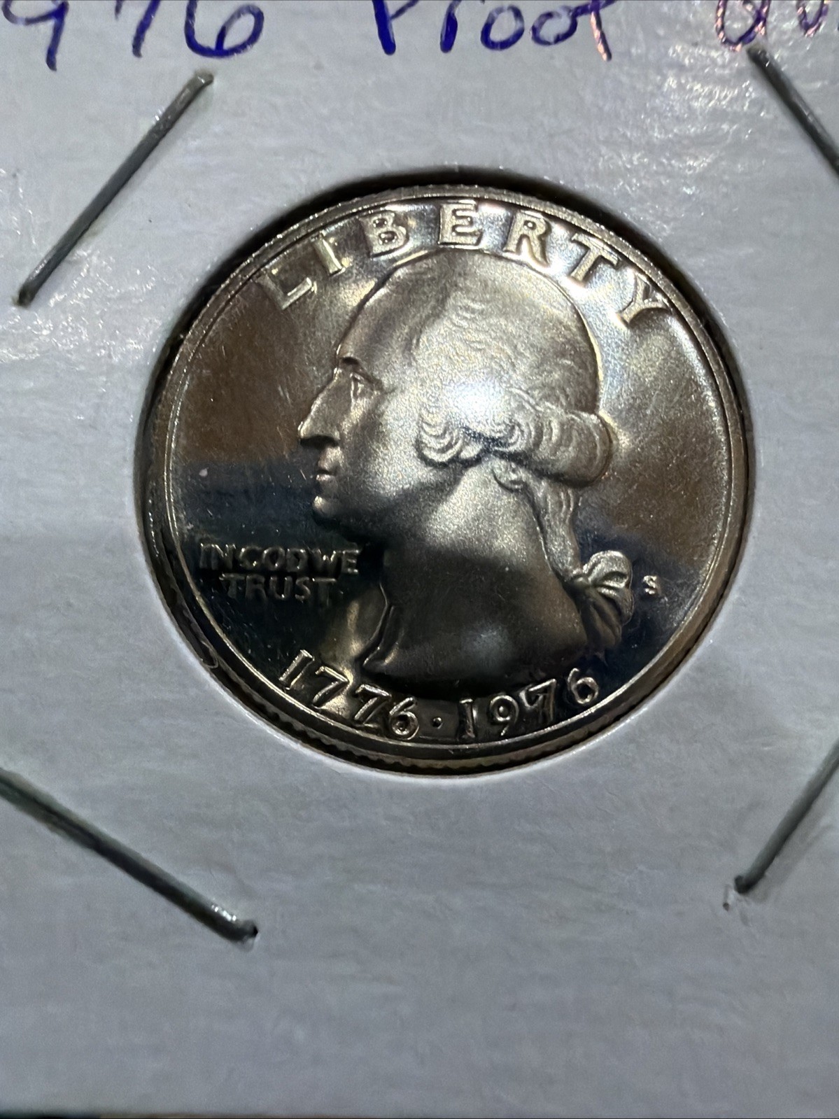 1976-S 25C Clad (Proof) Washington Quarter