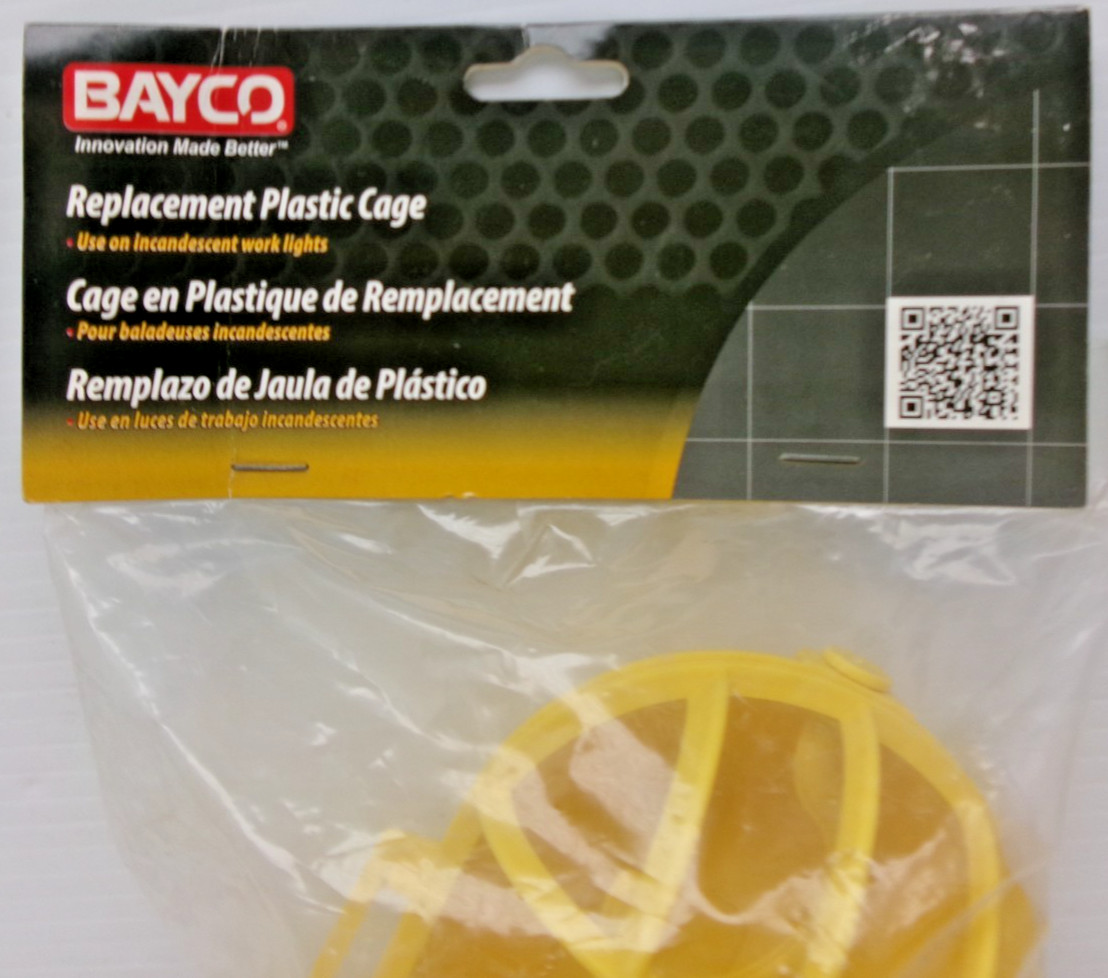BAYCO Replacement Plastic Cage w/ Hook for Work Lights #552C