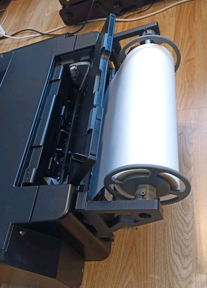 Roll Holder For Epson P600 P800 3880 Printer 3d Print