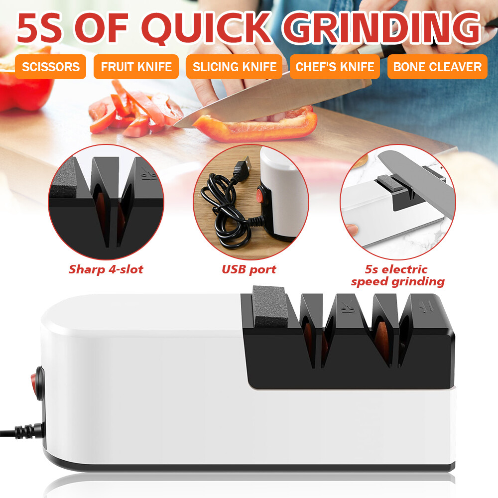 Afilador De Cuchillos Electrico Profesional De 3 Etapas Para Cuchillos De Cocina