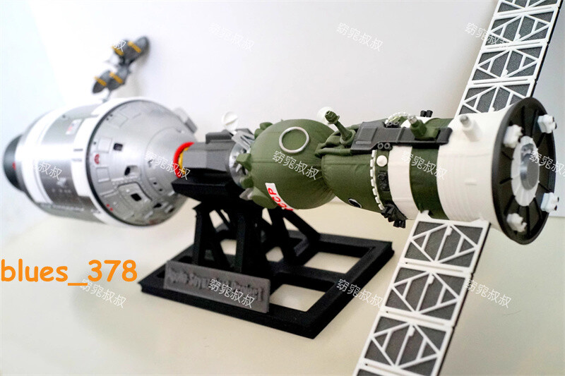 1/48/72 Apollo 18 & Soyuz 19 Manned Spacecraft Model ASTP Docking Kits Toys Gift
