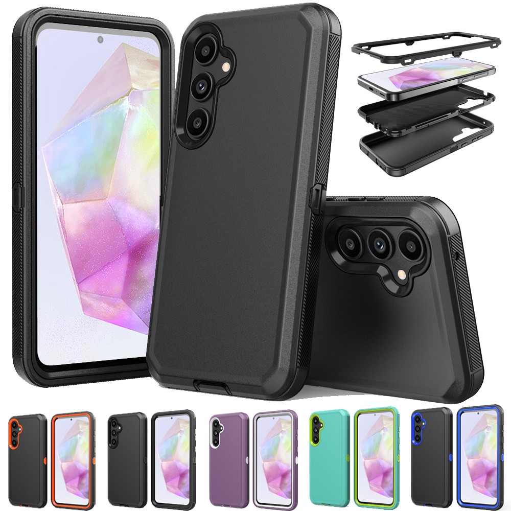 For Samsung Galaxy A35 5G TPU Phone Case Strong Shockproof Hard Hybrid Cover US