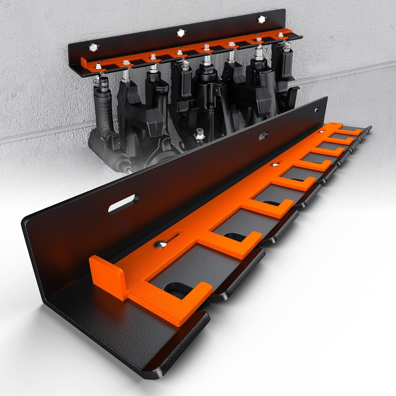 Air Tool Holder, Air Tool Rack for Garage Walls and Tool Cart Storage Organizer，