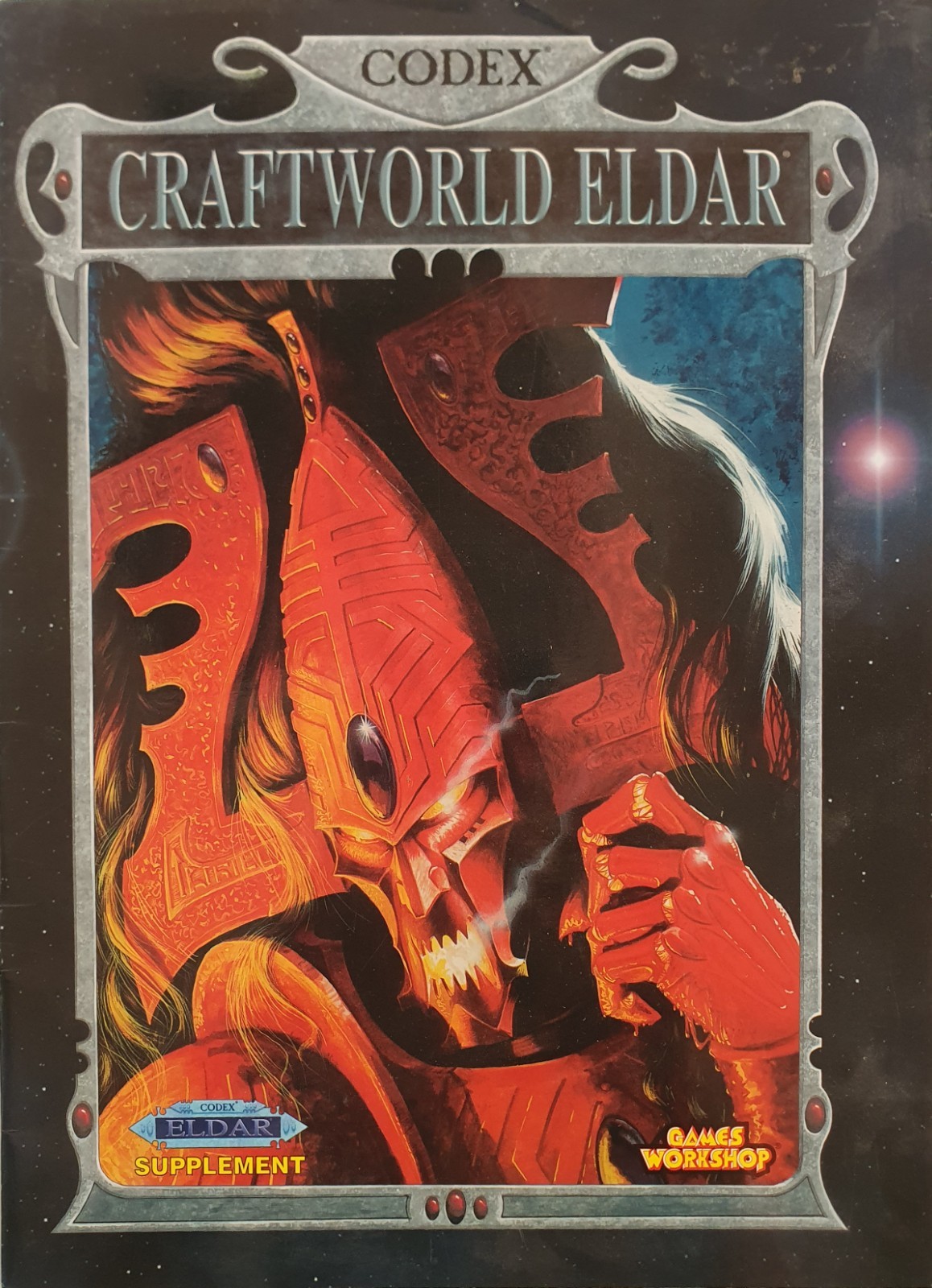Warhammer 40K Codex Craftworld Eldar 3rd Edition 2000 Supplement  OOP VGC