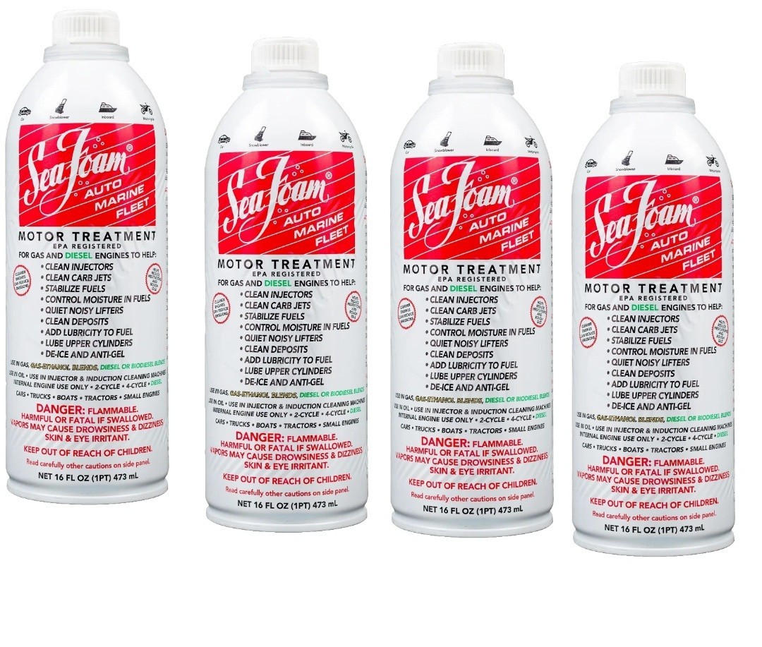 Sea Foam Motor Treatment 16oz Sf-16 Safe for Gas & Diesel Engines USA Made X 4