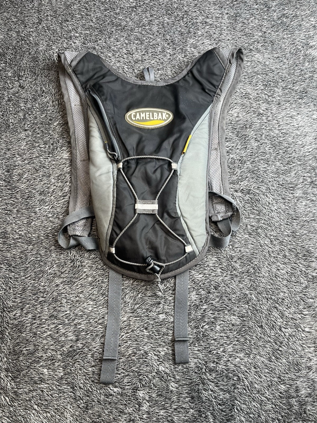 ⁠CamelBak Hydration Backpack Black Gray Running Cycling Biking Hiking Vest Bag⁠