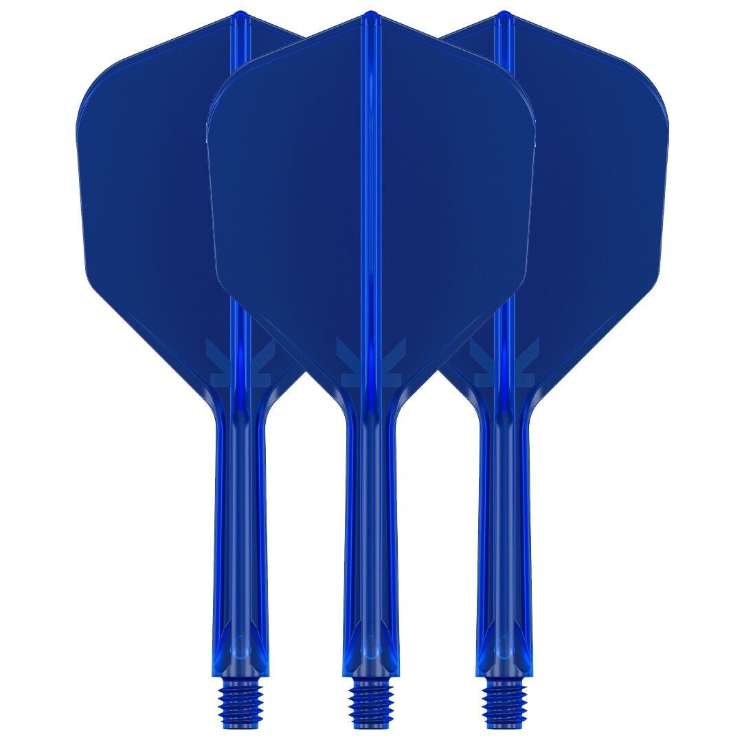 BLUE MEDIUM TARGET K-FLEX 1 PIECE SHAFT AND FLIGHT NO6