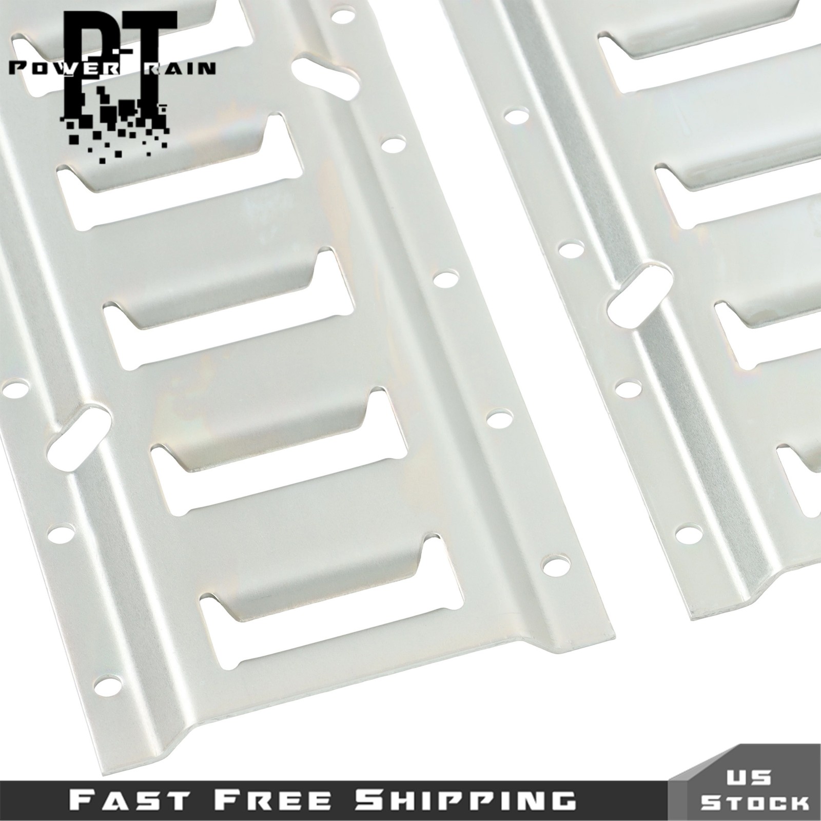 Fit For Garages Trailers E Track Tie Down Rail Kit 8× 2' E-Track Bar Rails