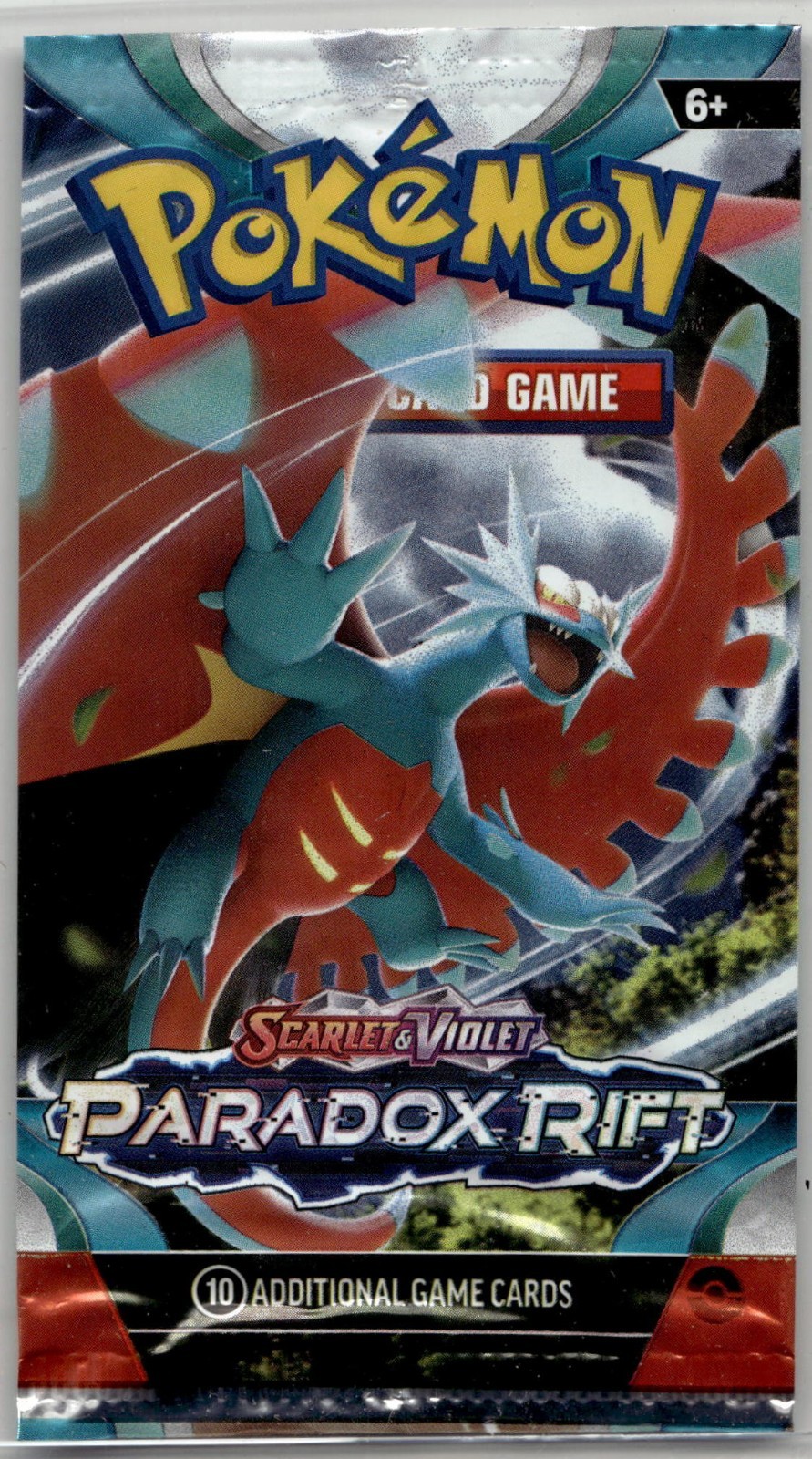 EMPTY Wrapper 2024  Pokemon Paradox Rift Trading Card Art 4